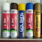 انواع اسپری رنگ واکو