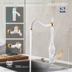 شیر سینک سنی مدل زئوس سفید