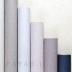 پخش مستقیم کاغذ دیواری سفید و طوسی